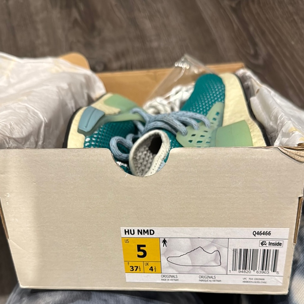 Adidas HU NMD Teal Sneakers
